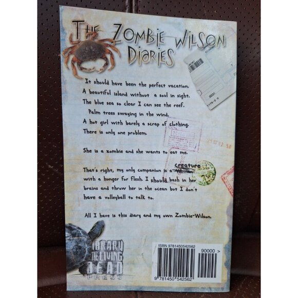 The Zombie Wilson Diaries Timothy W Long Library Of Living Dead Autographed Book - Picture 2 of 7
